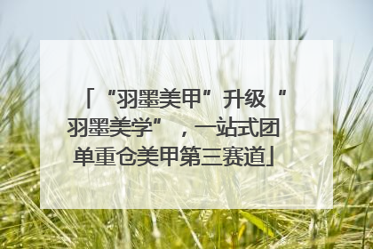 “羽墨美甲”升级“羽墨美学”，一站式团单重仓美甲第三赛道