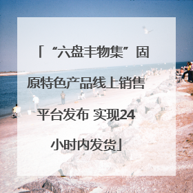 “六盘丰物集”固原特色产品线上销售平台发布 实现24小时内发货