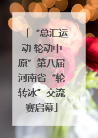 “总汇运动 轮动中原”第八届河南省“轮转冰”交流赛启幕