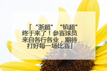 “浙超”“镇超”终于来了！参赛球员来自各行各业，期待打好每一场比赛