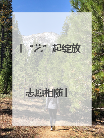 “艺”起绽放 志愿相随