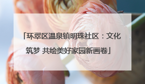 环翠区温泉镇明珠社区：文化筑梦 共绘美好家园新画卷