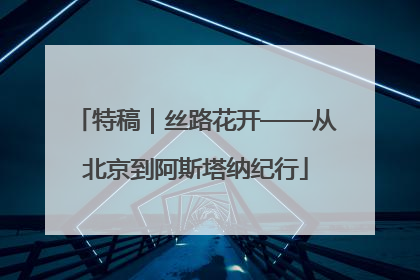 特稿｜丝路花开——从北京到阿斯塔纳纪行