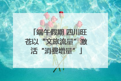 端午假期 四川旺苍以“文旅流量”激活“消费增量”