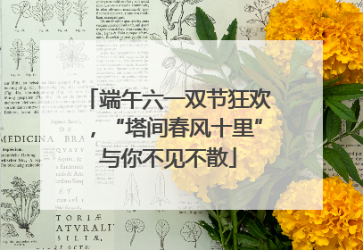 端午六一双节狂欢，“塔间春风十里”与你不见不散