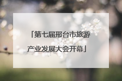 第七届邢台市旅游产业发展大会开幕