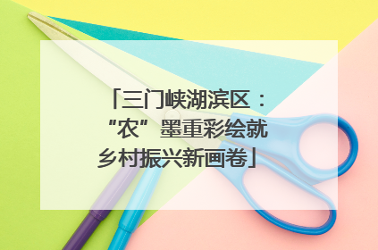 三门峡湖滨区：“农”墨重彩绘就乡村振兴新画卷