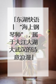 东湖快语丨“海上钢琴师”，属于大江大湖大武汉的诗意浪漫