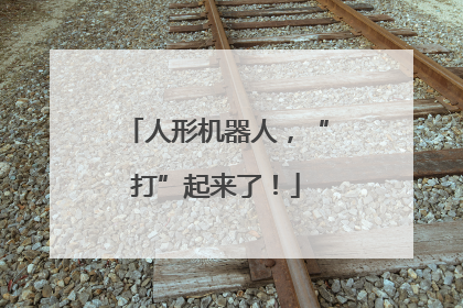人形机器人，“打”起来了！