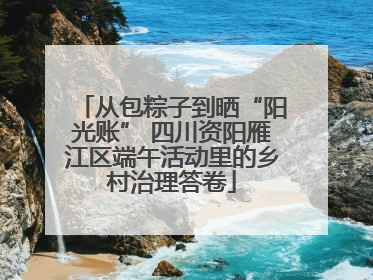 从包粽子到晒“阳光账” 四川资阳雁江区端午活动里的乡村治理答卷