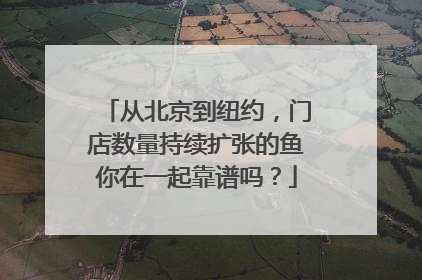 从北京到纽约，门店数量持续扩张的鱼你在一起靠谱吗？