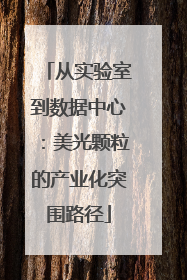 从实验室到数据中心：美光颗粒的产业化突围路径
