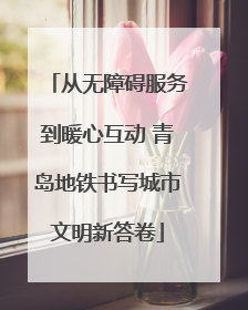 从无障碍服务到暖心互动 青岛地铁书写城市文明新答卷