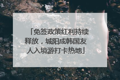 免签政策红利持续释放，城阳成韩国友人入境游打卡热地