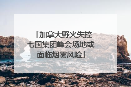 加拿大野火失控 七国集团峰会场地或面临烟雾风险