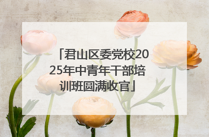 君山区委党校2025年中青年干部培训班圆满收官