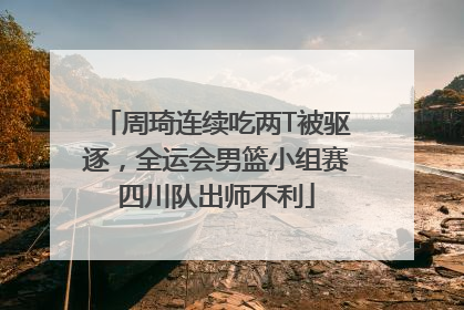周琦连续吃两T被驱逐，全运会男篮小组赛四川队出师不利