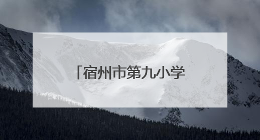 宿州市第九小学校本部：开展防震避险演练 筑牢校园安全防线