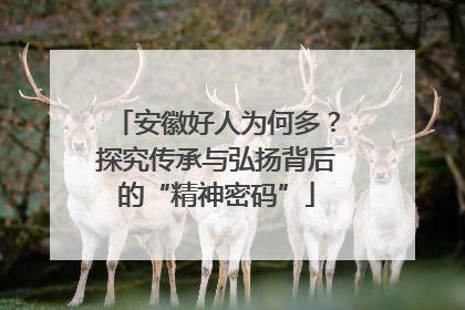 安徽好人为何多？探究传承与弘扬背后的“精神密码”