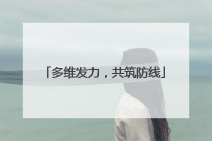 多维发力，共筑防线