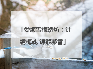 娄烦雪梅绣坊：针绣梅魂 锦缎凝香