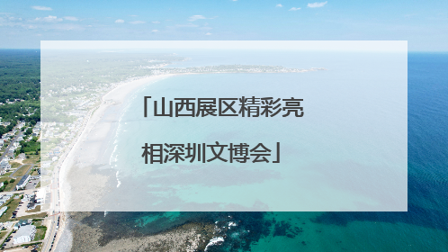 山西展区精彩亮相深圳文博会
