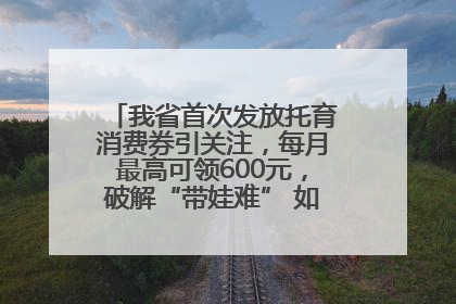我省首次发放托育消费券引关注，每月最高可领600元，破解“带娃难” 如何不负所“托”？