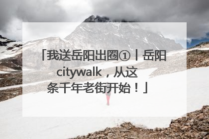 我送岳阳出圈①丨岳阳citywalk，从这条千年老街开始！
