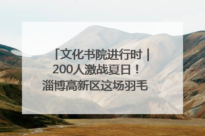 文化书院进行时｜200人激战夏日！淄博高新区这场羽毛球比赛太酷