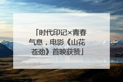 时代印记×青春气息，电影《山花苍劲》首映获赞