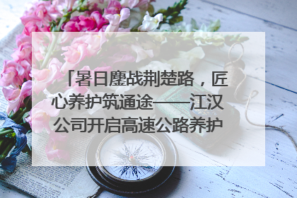 暑日鏖战荆楚路，匠心养护筑通途——江汉公司开启高速公路养护专项工程建设热潮