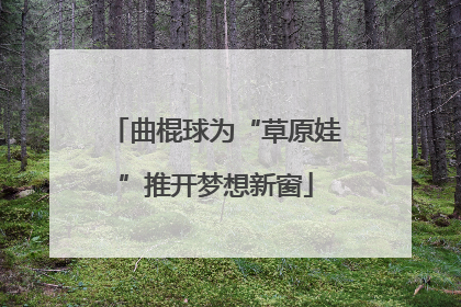 曲棍球为“草原娃”推开梦想新窗