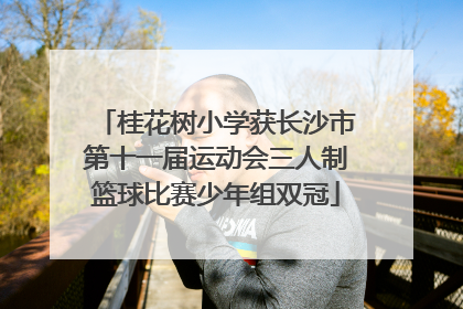 桂花树小学获长沙市第十一届运动会三人制篮球比赛少年组双冠