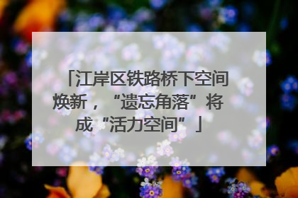 江岸区铁路桥下空间焕新，“遗忘角落”将成“活力空间”