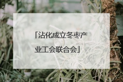 沾化成立冬枣产业工会联合会