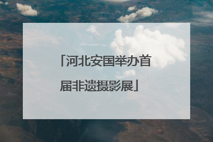 河北安国举办首届非遗摄影展