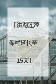 洪湖莲蓬保鲜延长至15天