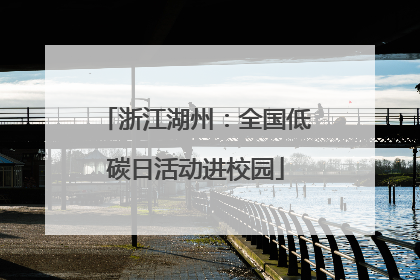 浙江湖州：全国低碳日活动进校园