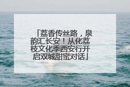荔香传丝路，泉韵汇长安！从化荔枝文化季西安行开启双城甜蜜对话