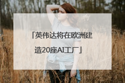英伟达将在欧洲建造20座AI工厂