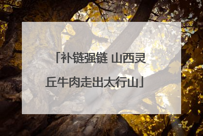 补链强链 山西灵丘牛肉走出太行山