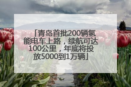 青岛首批200辆氢能电车上路，续航可达100公里，年底将投放5000到1万辆