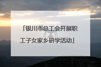 银川市总工会开展职工子女家乡研学活动