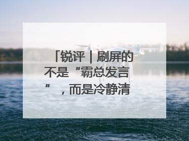 锐评｜刷屏的不是“霸总发言”，而是冷静清醒的长期主义