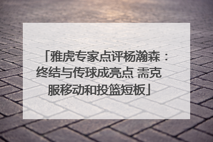 雅虎专家点评杨瀚森：终结与传球成亮点 需克服移动和投篮短板