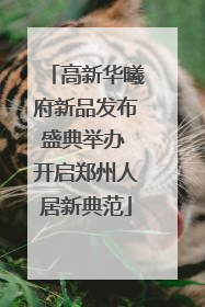 高新华曦府新品发布盛典举办 开启郑州人居新典范