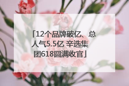 12个品牌破亿、总人气5.5亿 辛选集团618圆满收官