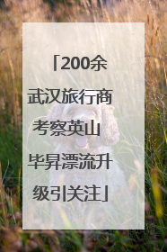 200余武汉旅行商考察英山 毕昇漂流升级引关注