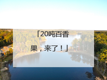 20吨百香果，来了！